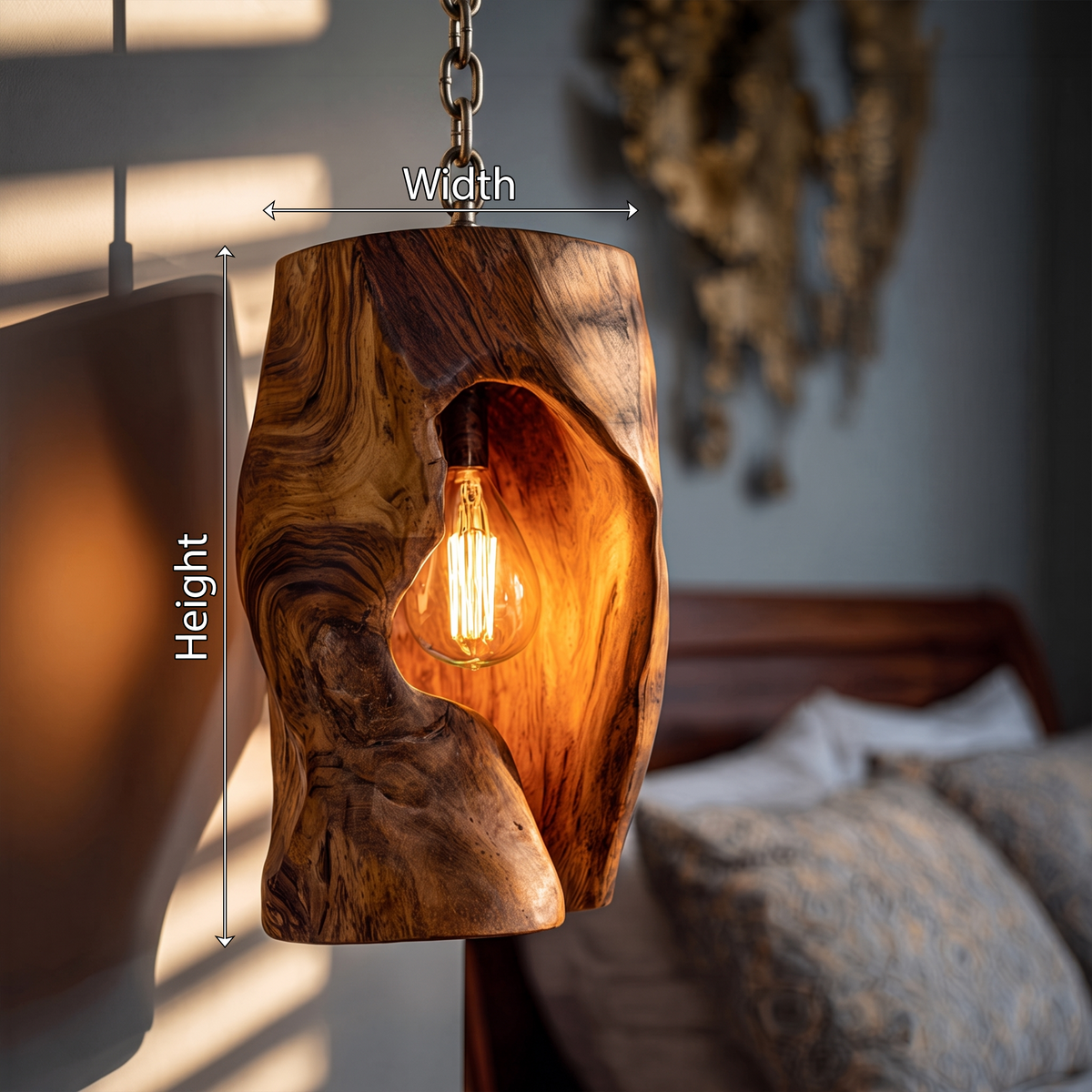 Mid Century Accent Table Lamp Bedroom Living Room Apartment Corner