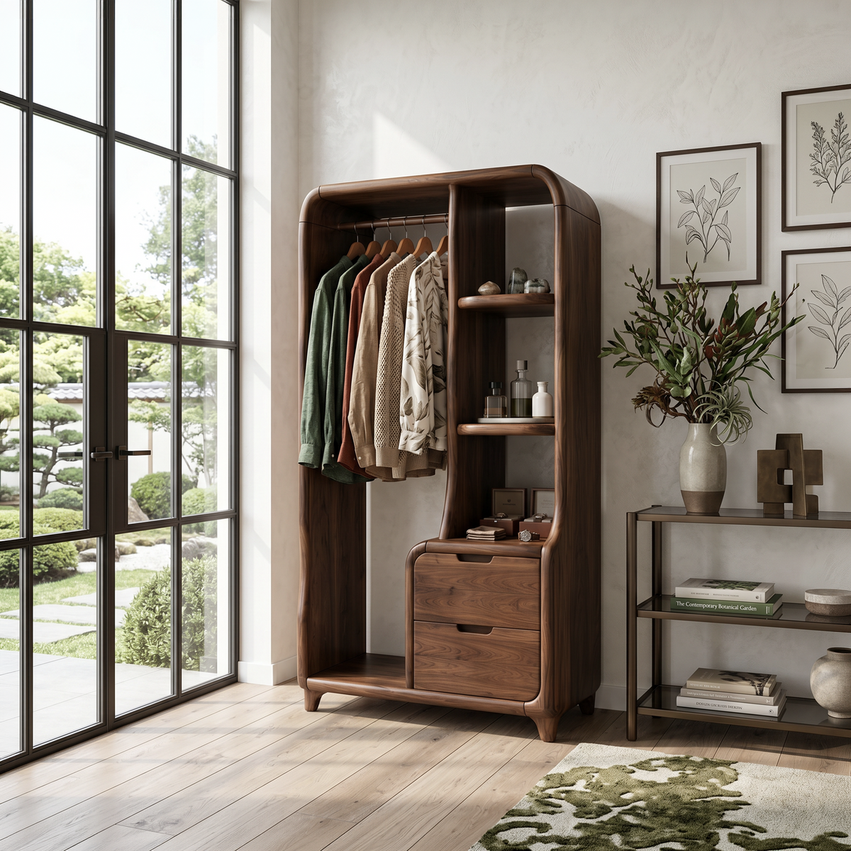 Mid Century Artistic Storage Cabinet For Bedroom Interior Lounge